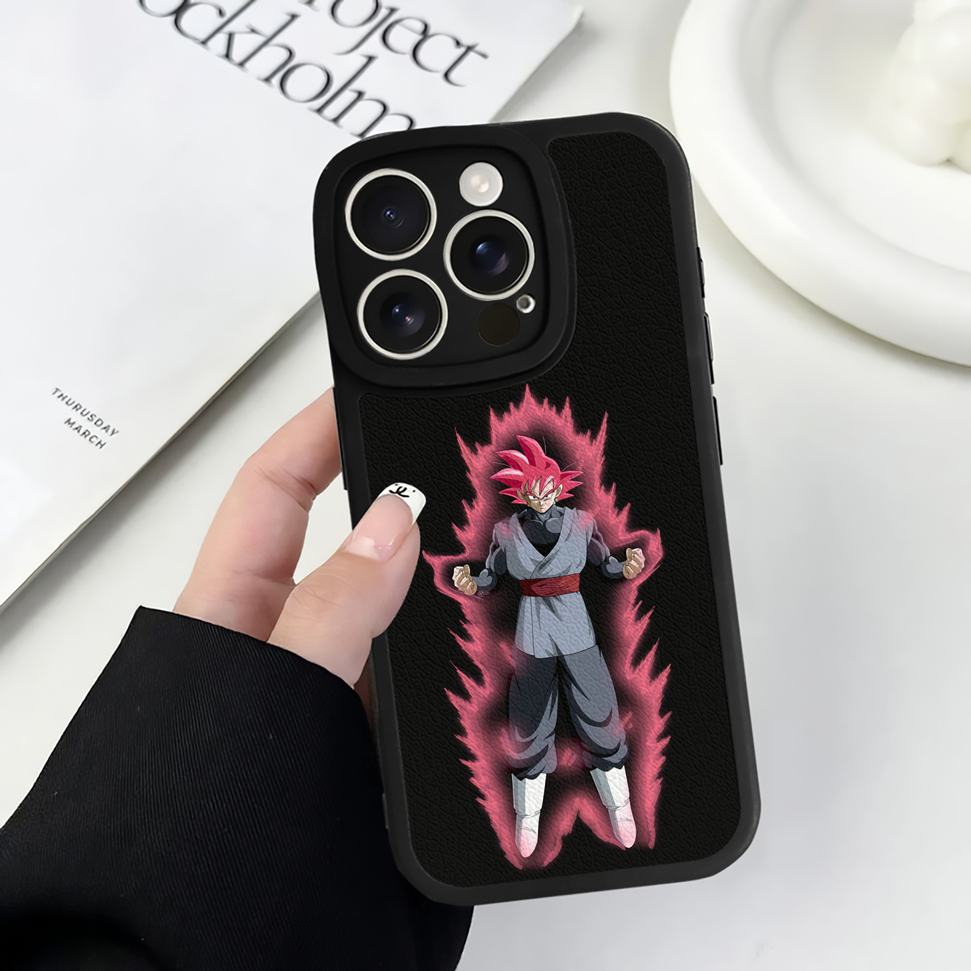 （画像用） ドラゴンボール ベジット DRAGON BALL Vegetto 【iPhone 16シリーズ対応】シリコンスマホケース（レザー調） 材質：シリコン